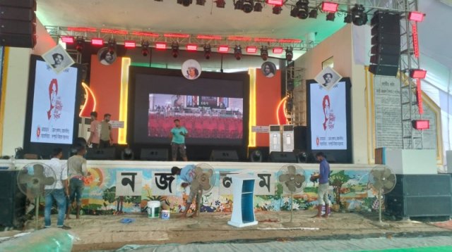 প্রধানমন্ত্রীর আগমনে নিরাপত্তা বলয়ে ত্রিশাল