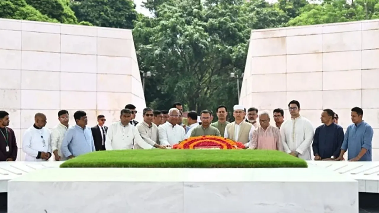 শহিদ জিয়ার সমাধিতে প্রধানমন্ত্রীর শ্রদ্ধাঞ্জলি