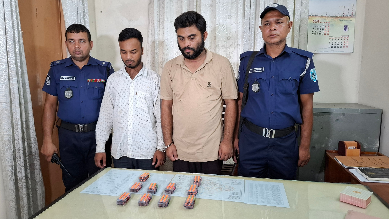 সৈয়দপুরে ১ হাজার পিস ট্যাপেন্টা ট্যাবলেটসহ দুই মাদক কারবারি গ্রেপ্তার