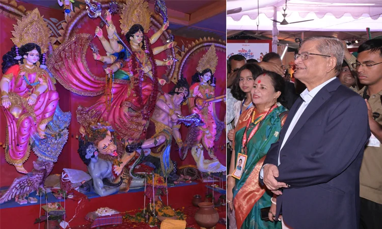 অন্যায়-অত্যাচারের বিরুদ্ধে রুখে দাঁড়ানোই দুর্গাপূজার মূল দর্শন: রাষ্ট্রপতি